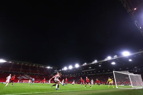 A view inside Old Trafford.