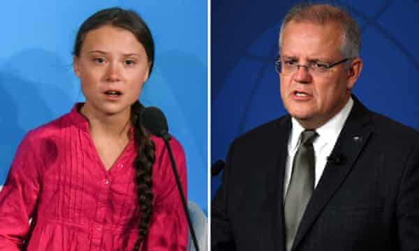 Morrison Responds To Greta Thunberg By Warning Children Against
