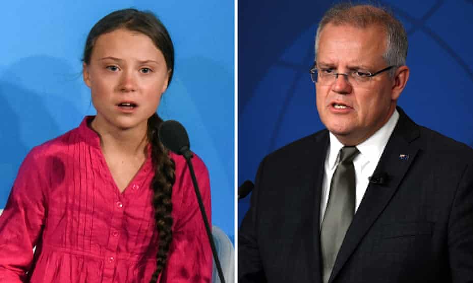 Australian prime minister Scott Morrison has spoken out in response to a speech 16-year-old activist Greta Thunberg gave at the UN, saying the climate change debate is subjecting Australian children to ‘needless anxiety’. 