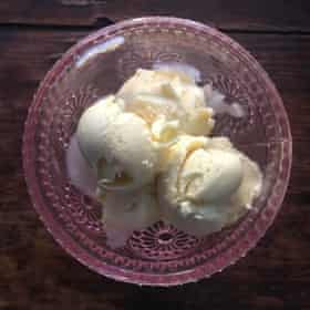 BBC Good Food’s no-churn ice-cream isn’t too sweet as it uses a much higher ratio of cream to condensed milk.