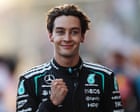 George Russell holds off Max Verstappen to win crash-filled F1 Azerbaijan GP