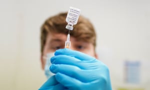 The AstraZeneca vaccine being delivered in the UK
