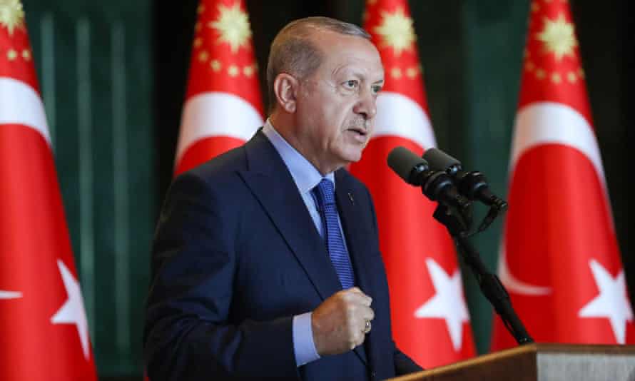 Turkish President Recep Tayyip Erdogan in Ankara.