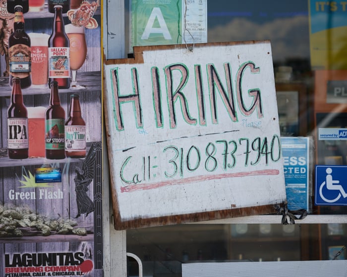 US bonds rally after weaker-than-expected jobs report shows hiring slowdown – business live