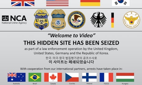 A screen shot of the seized dark web ‘Welcome To Video’ which hosted a library of 250,000 child sexual abuse videos.