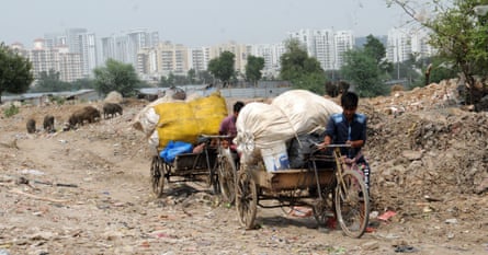 Garbage dump in Gurgaon