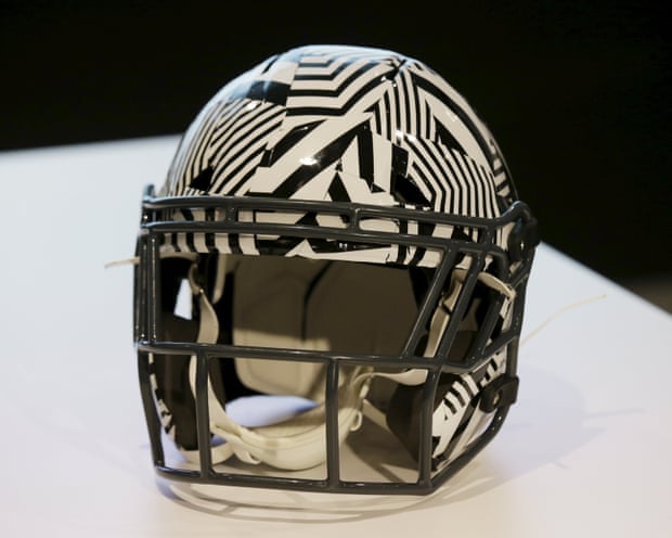 An NFL helmet