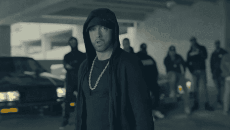 Eminem lambasts Donald Trump in freestyle rap – video