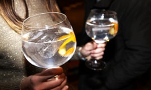 Large-bowled glasses are best for gin