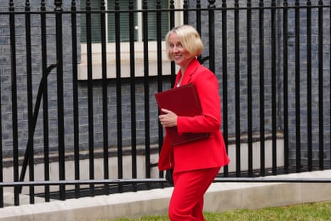 Chief secretary to the treasury Emma Reynolds arriving in Downing Street.