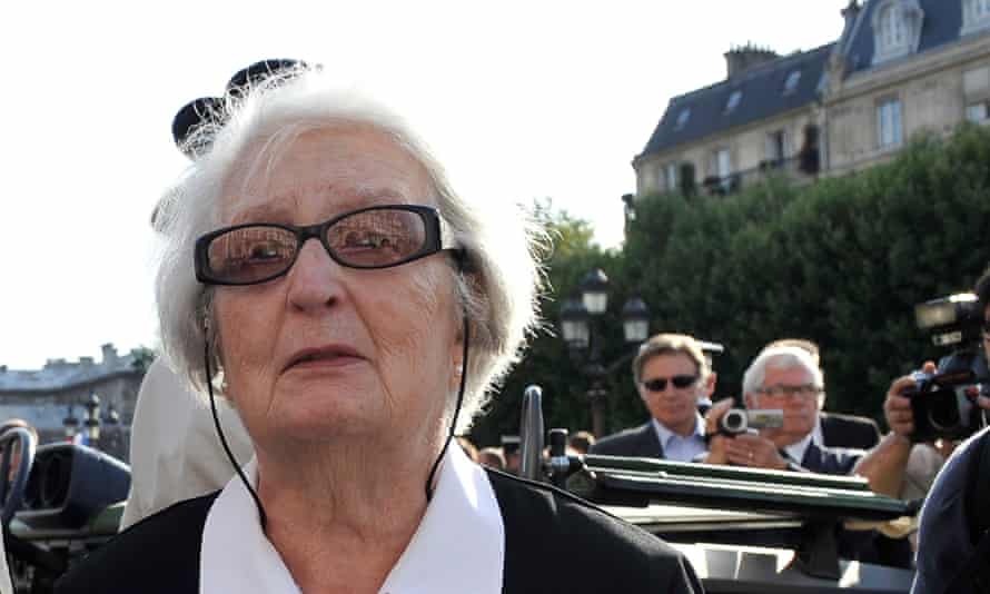 Cécile Rol-Tanguy at the the ceremony marking the 65th anniversary of the liberation of Paris from Nazi occupation in 2009.