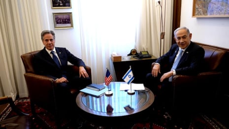 Blinken meets with Netanyahu in Jerusalem – video