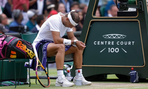 Rafael Nadal was injured in his quarter-final against Taylor Fritz but still won.