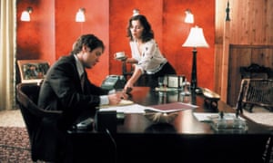 Maggie Gyllenhaal with James Spader in Secretary