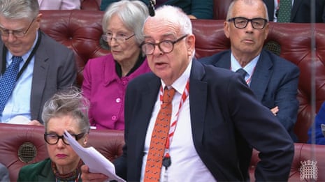 Charlie Falconer speaking in the House of Lords.