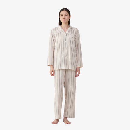 Muji Women’s Double Gauze Long Sleeve Pyjama Set