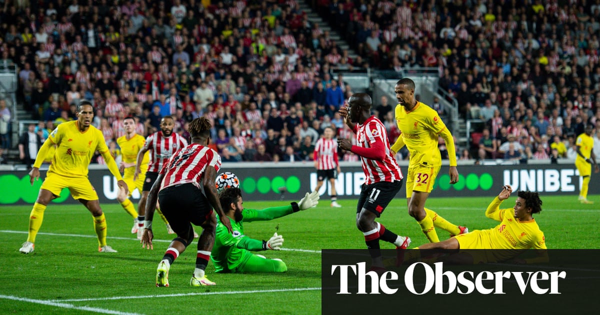 Liverpool held to thrilling draw at Brentford after Wissa grabs his chance