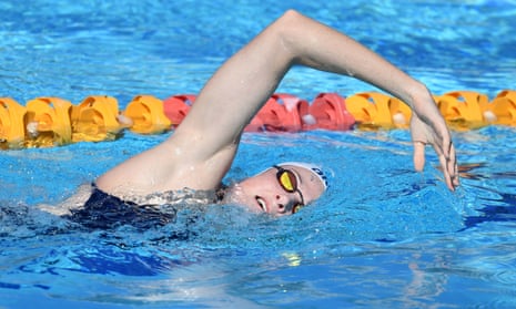 Australian swimmer Cate Campbell.