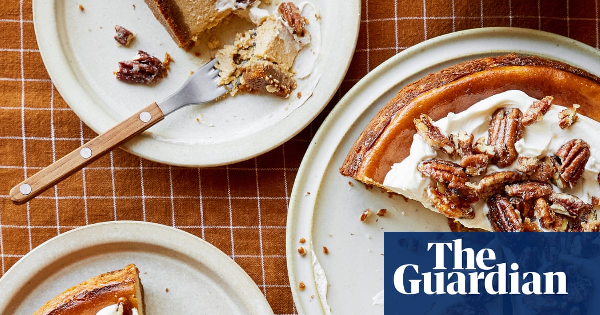 Helen Goh’s recipe for pumpkin cheesecake with maple pecan brittle
