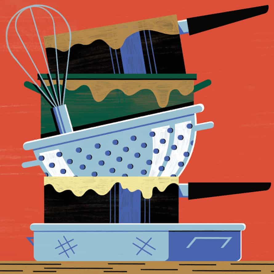Christmas washing up