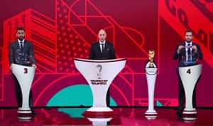 There was a World Cup draw too, but we got distracted by those giant underpants in the middle.