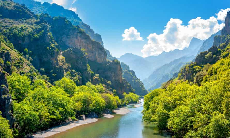 The mountains of Zagori, north of Ioannina.