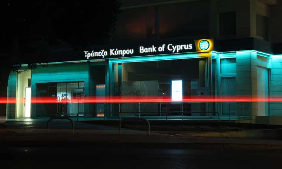A branch of Bank of Cyprus branch in Nicosia in 2013, the year of the Cypriot bailout.