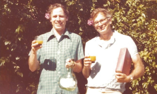 Amos Tversky, left, and Daniel Kahneman in the back garden of their first house in Stanford, California in the late 1970s. 