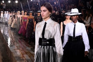 The Dior Croisiere fashion show at the domaine de Chantilly, near Paris.