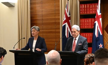 Foreign minister Penny Wong and her New Zealand counterpart, Winston Peters