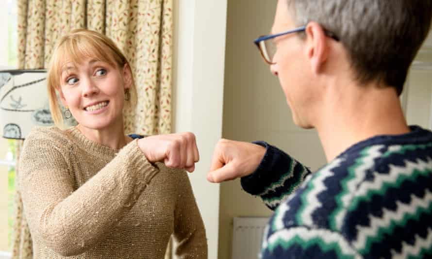 The fist bump.