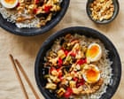 Rukmini Iyer’s quick and easy recipe for bibimbap with miso-peanut sauce | Quick & easy