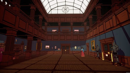 A still from The Séance of Blake Manor hows an internal scene.