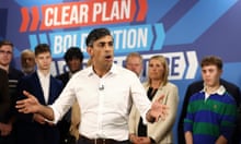 FILE - Britain's Prime Minister and Conservative Party leader Rishi Sunak, delivers a speech as part of a Conservative campaign event in the build-up to the UK general election on July 4, in Leeds, northern England, Thursday, June 27, 2024. The United Kingdom will hold its first national election in almost five years on Thursday, with opinion polls suggesting that Prime Minister Rishi Sunak’s Conservative Party will be punished for failing to deliver on promises made during 14 years in power.  (Darren Staples/Pool Photo via AP, File)