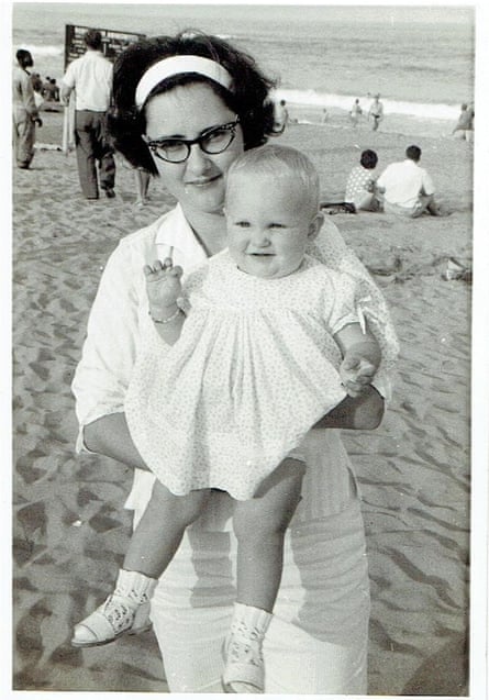 Fiona Darroch as a baby, with her mother