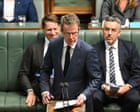 Australian politics live: Tehan booted from question time after telling Bowen to ‘cut the crap’ on renewable scheme
