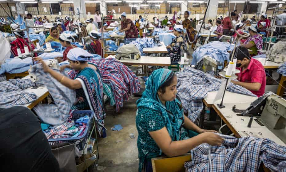 Garment factory in Dhaka, Bangladesh