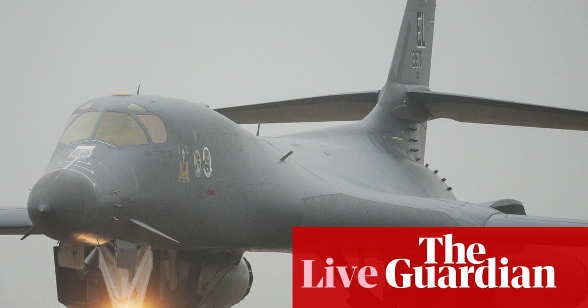 Trump offers vague description of Iran surrender demand – as it happened