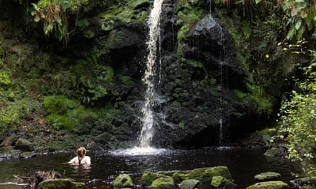 Helen Thomson at Hindhope Linn.