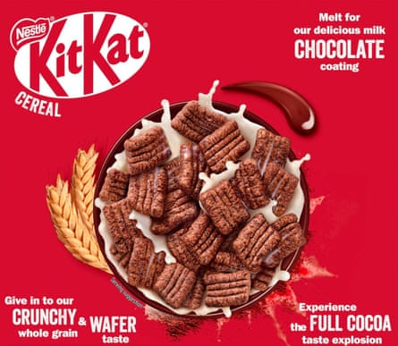 sereal sarapan KitKat