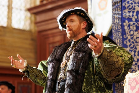 Damian Lewis as Henry VIII in Wolf Hall.