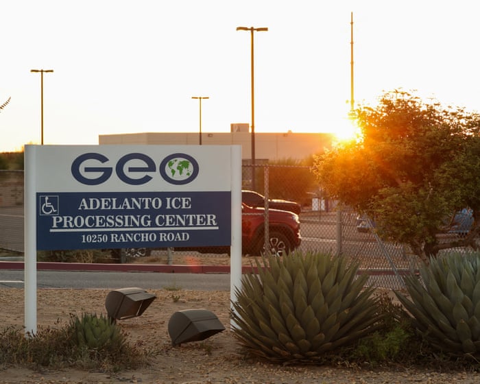 ICE detainee reveals video of drinking water apparently contaminated with worm-like creatures — image supplied by The Guardian US's feed