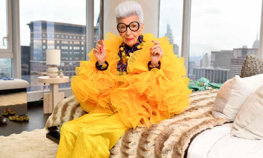 Never underdressed … Iris Apfel