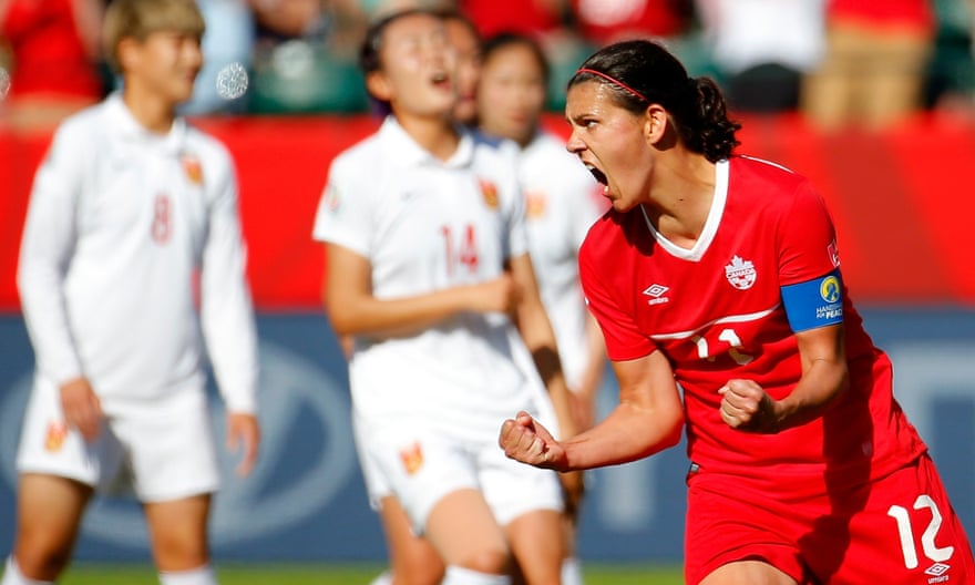 Christine Sinclair is one of the all-time top scorers in international football