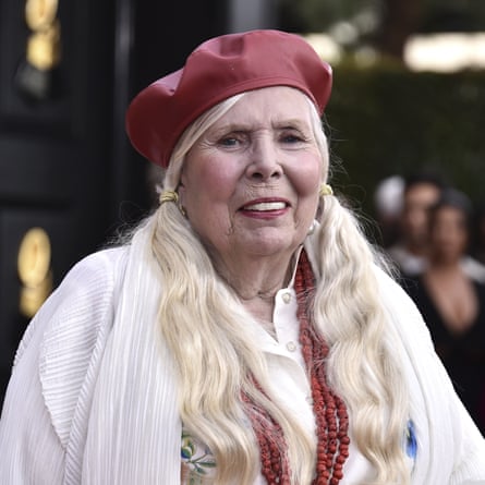 Mitchell arriving at the Grammy awards in April 2022.