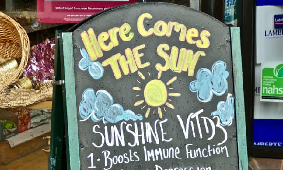 A sign outside a chemist in Dorset