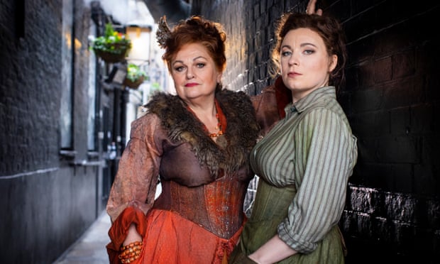Valkyrie stuff … Susan Bullock, left, as Liz Stride and Natalya Romaniw as Mary Jane Kelly in Iain Bell’s Jack the Ripper: The Women of Whitechapel