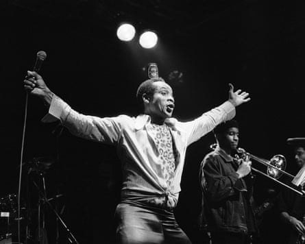 The Mighty Sparrow performs at the Melkweg on 12 December 1989 in Amsterdam, the Netherlands.