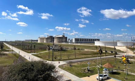 Freeport LNG, Texas, the second largest exporter of US liquified natural gas.
