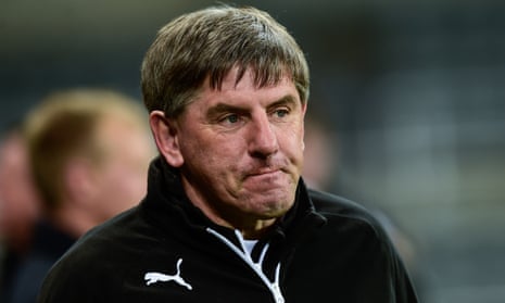 Peter Beardsley has been placed on gardening leave following accusations of bullying and racism from an under-23 player.